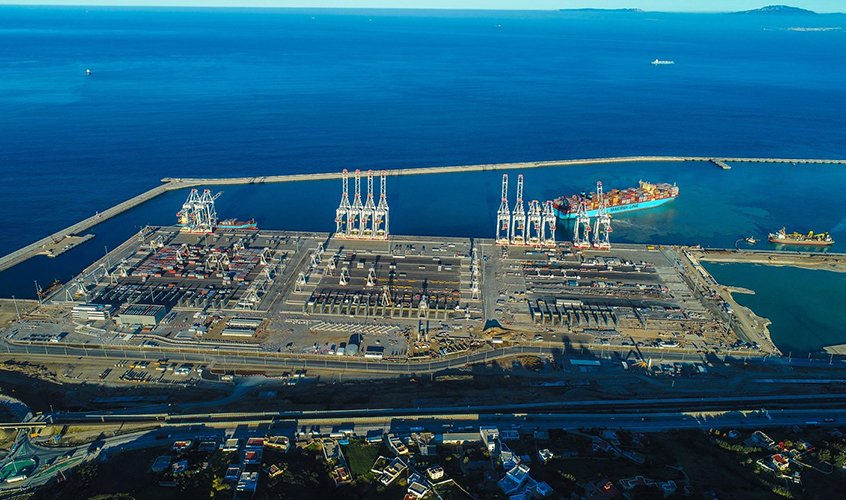 Illustrative commercial port operations for marine supply planning